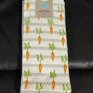 Martha Stewart Green and Orange Kitchen Towels